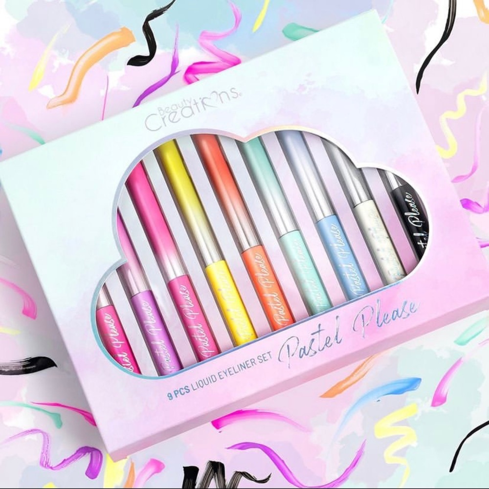 Beauty Creations pastel liquid eyeliners set